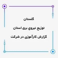 گزارش کارآموزی کامپیوتر,گزارش کارآموزی الکترونیک,دانلود,گزارش کارآموزی در شركت توزيع نيروي برق استان گلستان