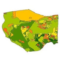 شیپ فایل زمین شناسی شهرستان,نقشه زمین شناسی شهرستان آران و بیدگل