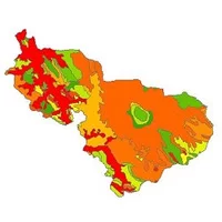 نقشه زمین شناسی شهرستان اراک,شیپ,نقشه ی زمین شناسی شهرستان اراک