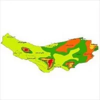 شیپ فایل آماده,دانلود شیپ فایل,شیپ,نقشه طبقات اقلیمی استان مازندران