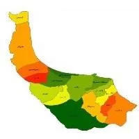 نقشه شهرستان ها,شیپ فایل شهرستان,شیپ فایل شهرستان های استان گیلان