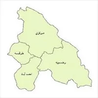 نقشه ی بخش های شهرستان,شیپ فایل بخش های شهرستان مشهد