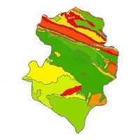نقشه زمین شناسی شهرستان چناران,شیپ,نقشه ی زمین شناسی شهرستان چناران