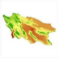 نقشه مدل رقومی ارتفاعی dem,نقشه مدل رقومی ارتفاعی (DEM) شهرستان شیراز (واقع در استان فارس)