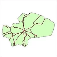 نقشه جاده های ارتباطی,جاده های,شیپ فایل جاده های ارتباطی استان قم