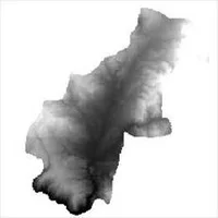 لایه مدل رقومی ارتفاعی,نقشه رستری,نقشه مدل رقومی ارتفاعی (DEM) شهرستان کوثر (واقع در استان اردبیل)