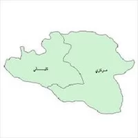 بخشهای استان کرمانشاه,,نقشه ی زمین,نقشه ی بخش های شهرستان سنقر