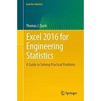 کتاب کاربرد اکسل 2016 در,کتاب کاربرد اکسل 2016 در آمار مهندسی - یک راهنمای حل مسائل عملی (2016)