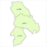 بخشهای استان خوزستان,نقشه ی بخش های شهرستان رامهرمز