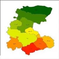 نقشه شهرستان ها,شیپ فایل شهرستان,شیپ فایل شهرستان های استان مرکزی